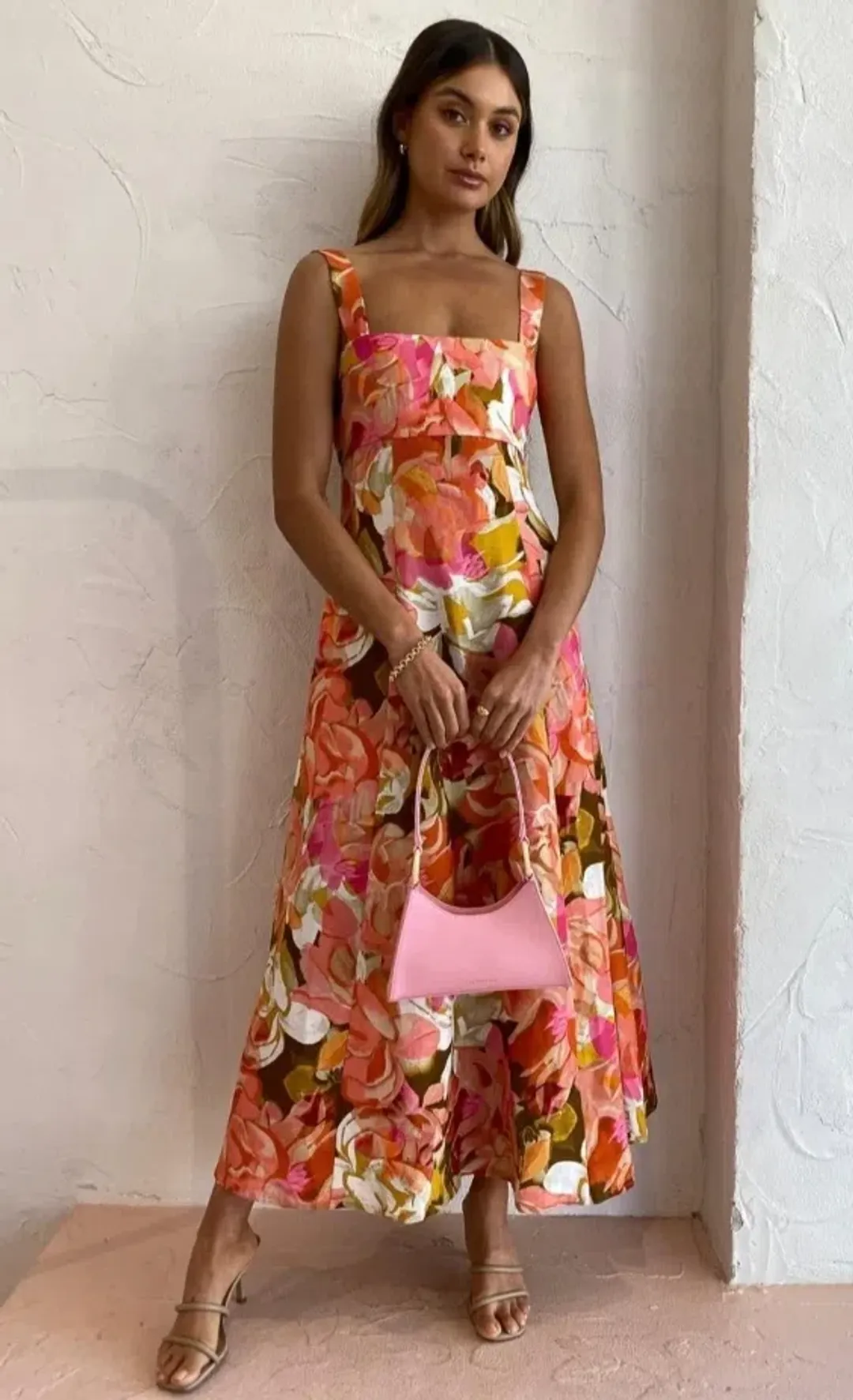 Acler Tate Dress Print Size 10 for rent on The Volte - main image