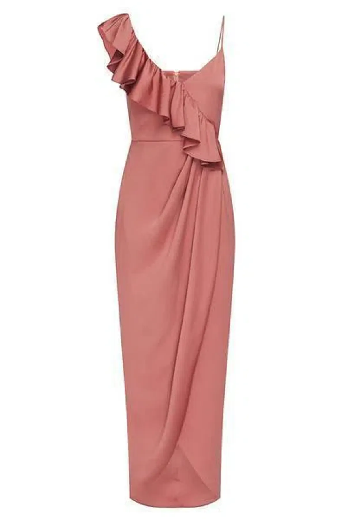 Shona Joy Asymmetrical frill dress - Image 3
