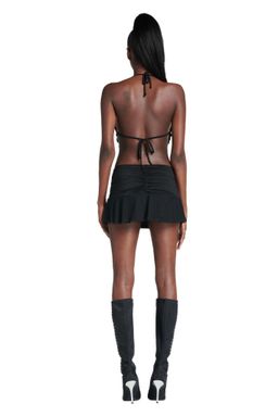 I. AM. GIA Circe Crop Top & Skirt Set Black Size Small for rent on The Volte - image 4