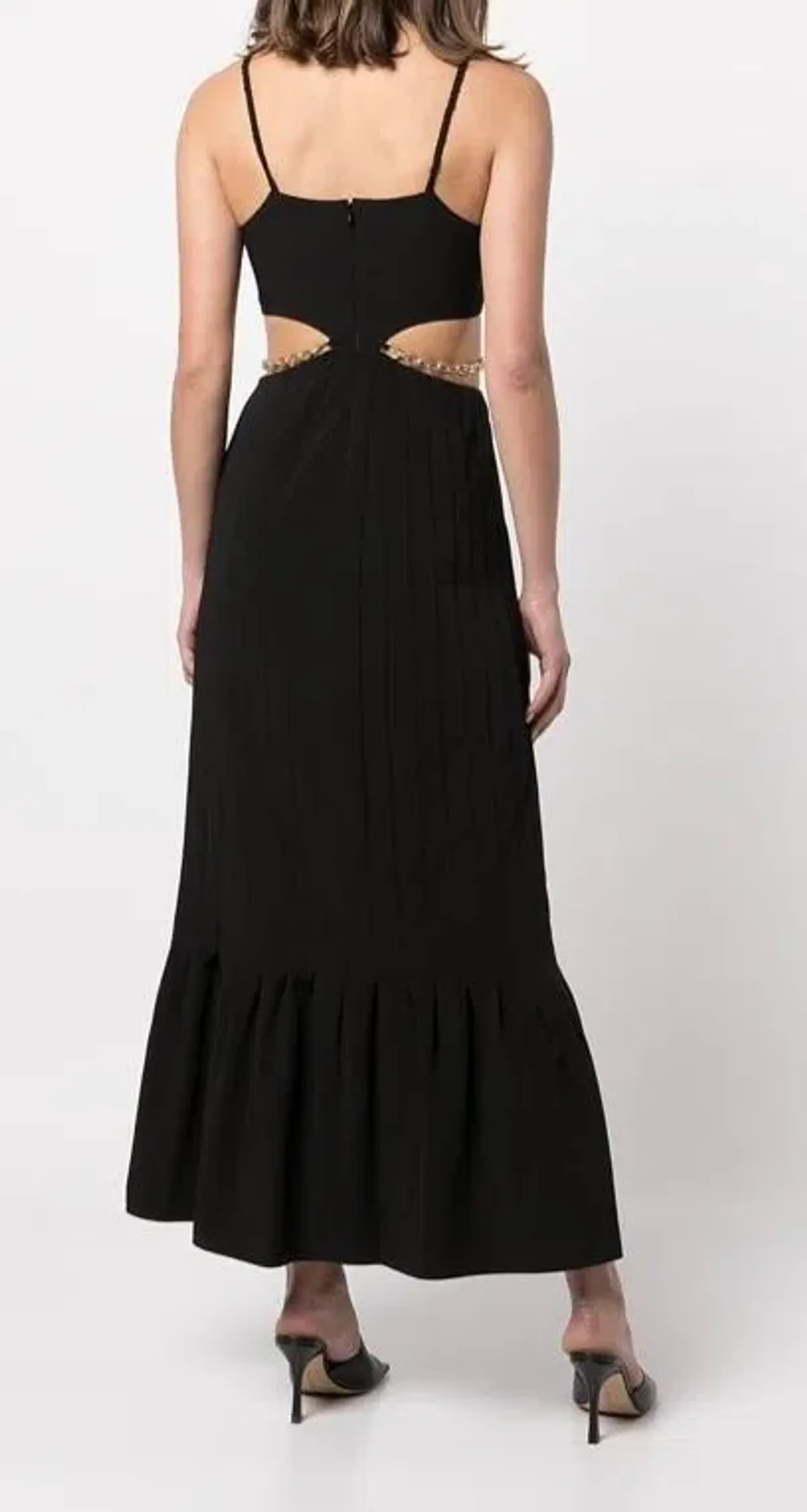 Jonathan Simkhai Lyla Chain Cut-Out Dress Black Size 4 - Image 3