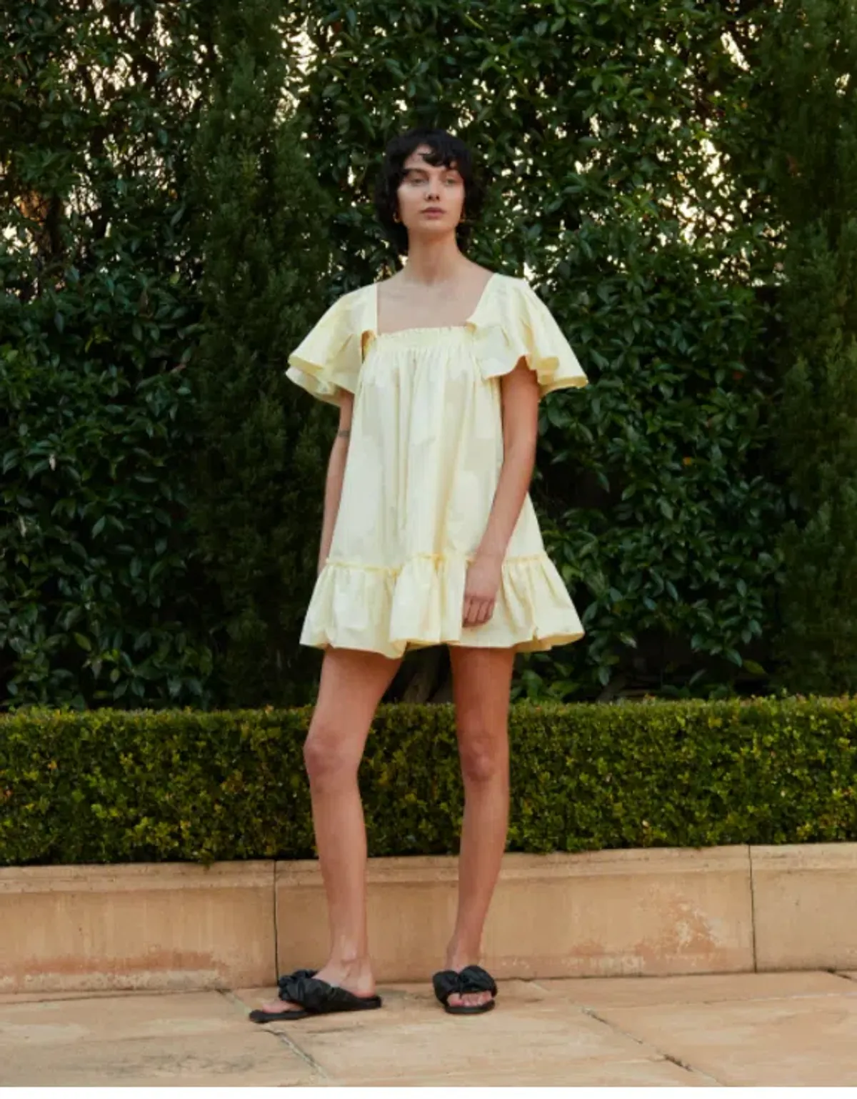 Blanca Filomena Mini Dress Yellow Size 10 - Image 1