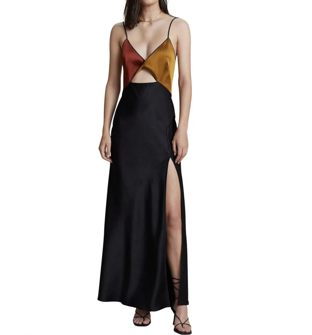 Bec & Bridge Lazar Midi Dress Black Size AU 6 for rent on The Volte - main image