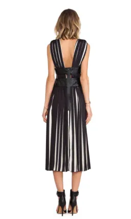 Shakuhachi Pleats Please Maxi Dress Black Size 10 for rent on The Volte - image 2