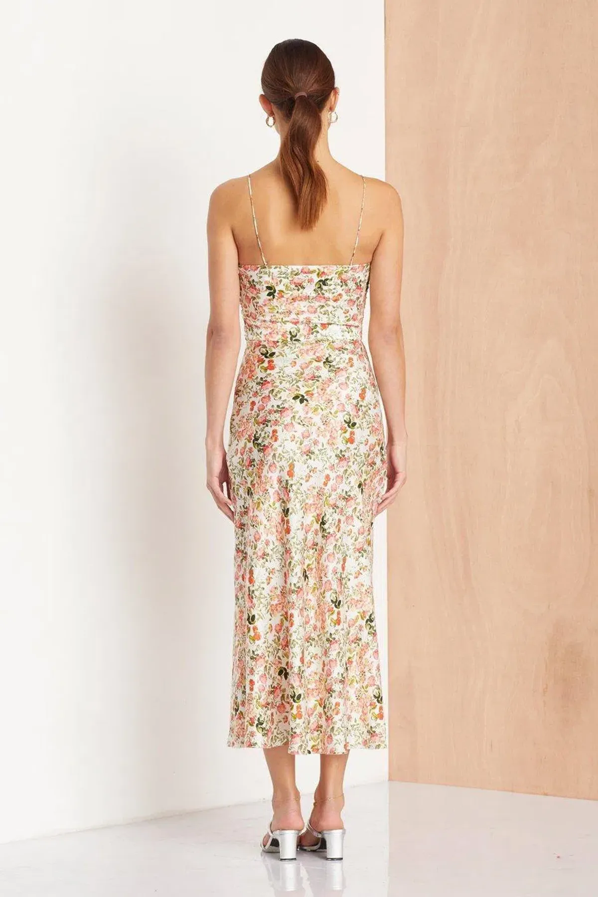 Bec & Bridge Camellia Delights Midi Dress Floral Size 6 - Image 3