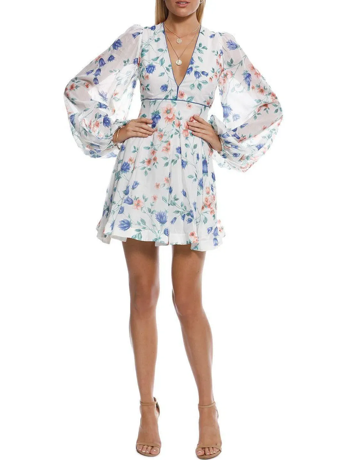 Alice McCall Bluebell Mini Dress Print Size 8 - Image 1