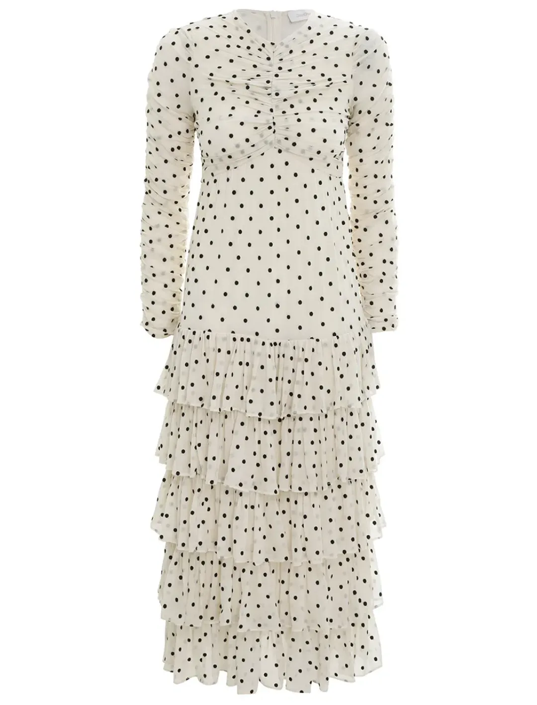 Zimmermann Concert Drawn Midi Dress Print Size 1 / Au 10 for rent on The Volte - main image