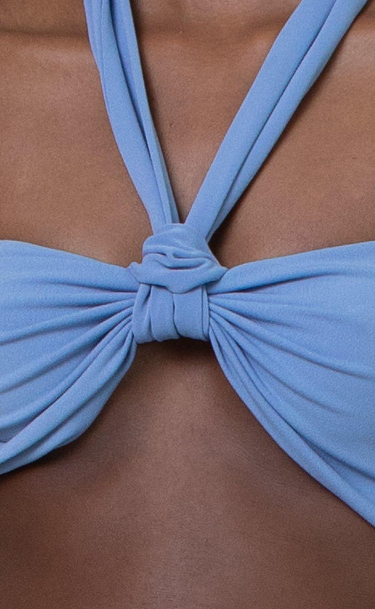 Bec & Bridge Minx Bandeau Top Dusk Blue Size 8 - Image 5