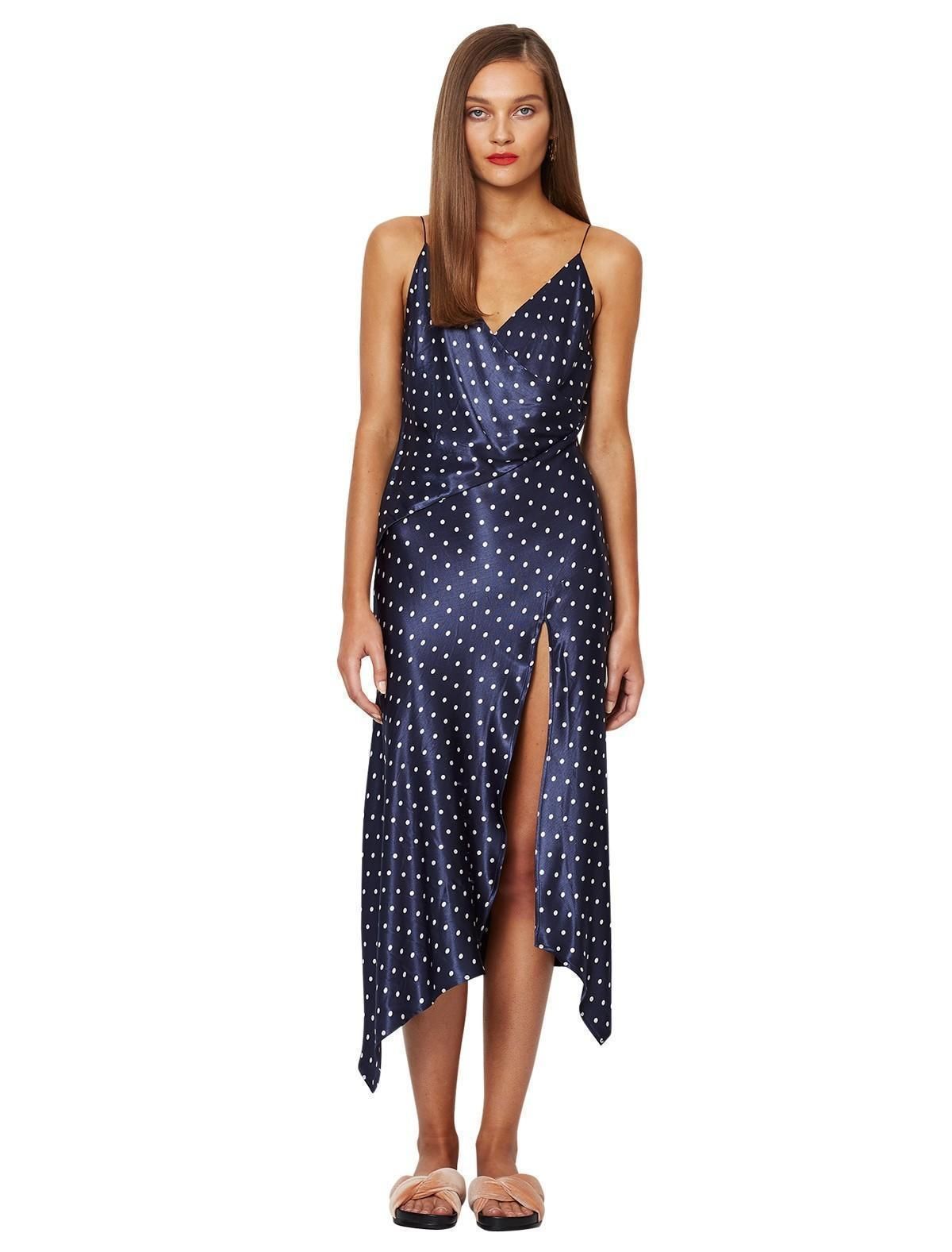 Bec and Bridge Bonjour dress navy spot size 10 - Image 3