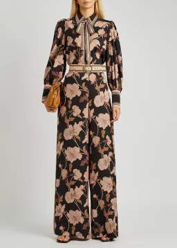 Zimmermann Concert Peonies Shirt Black Peonies Size 8 for rent on The Volte - image 1