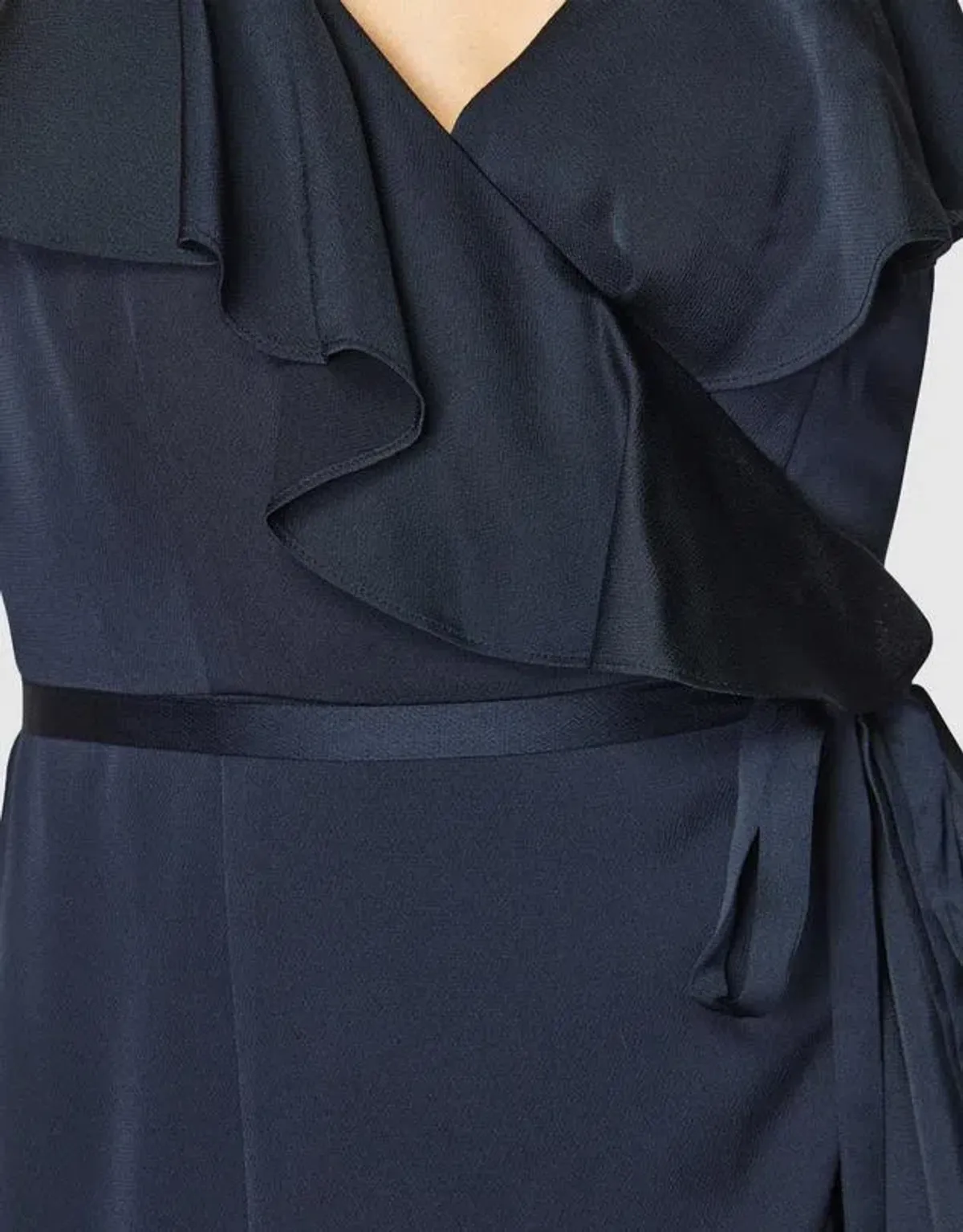 Pilgrim Cindy Midi Dress Size 12 Navy Blue - Image 5