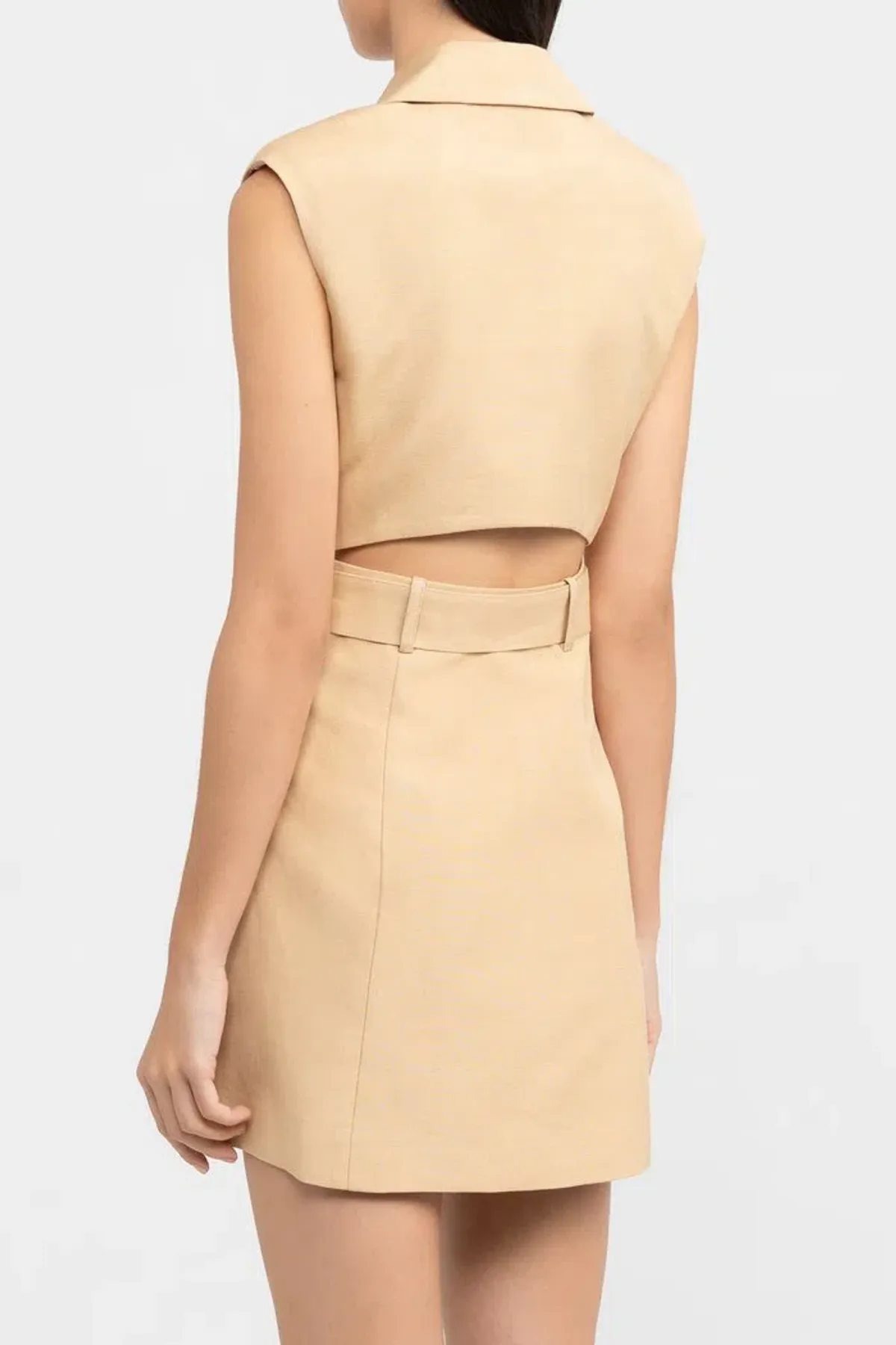 Significant Other Ruby Dress Beige Size 8 - Image 2