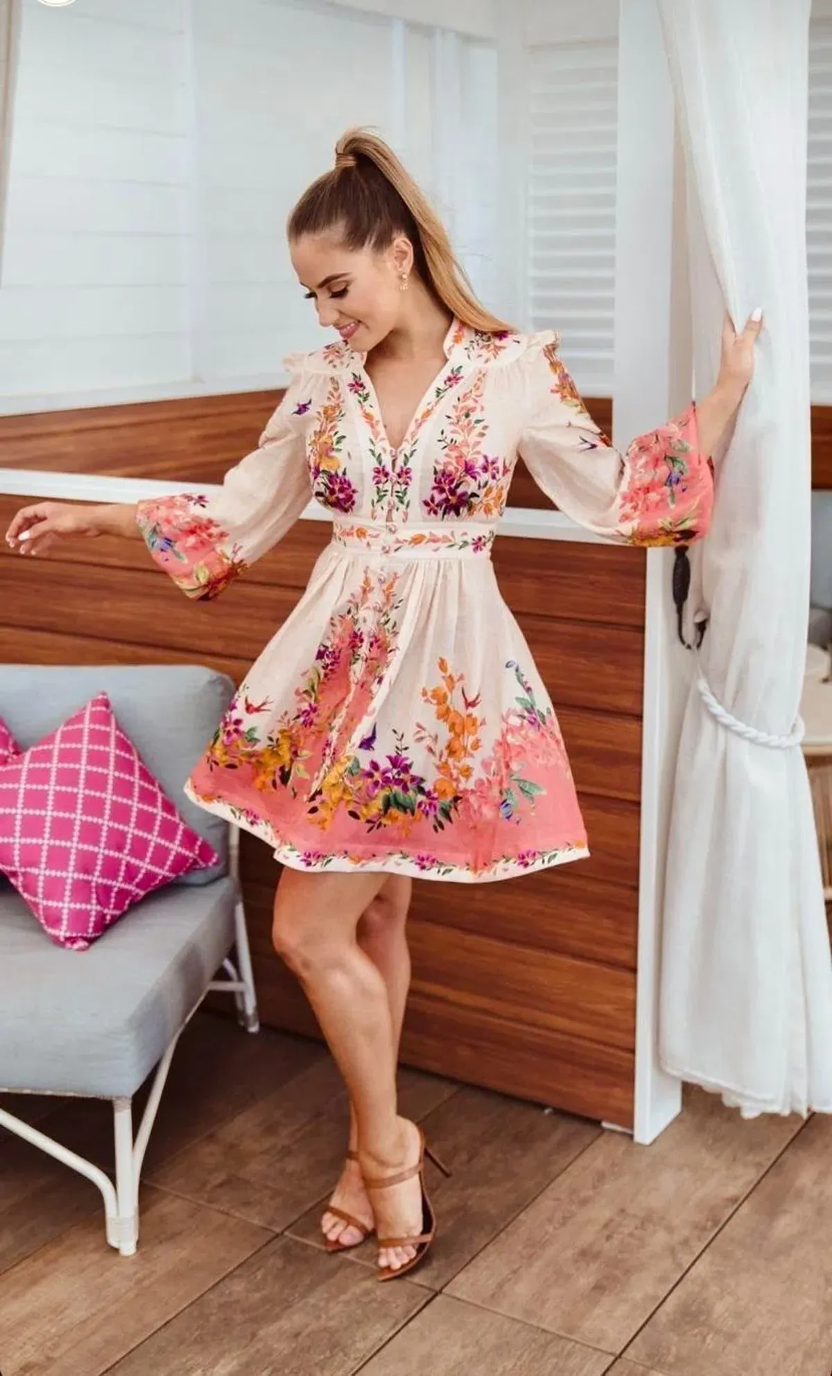 Zimmermann Tropicana Mini Dress - Size 0 - Image 3