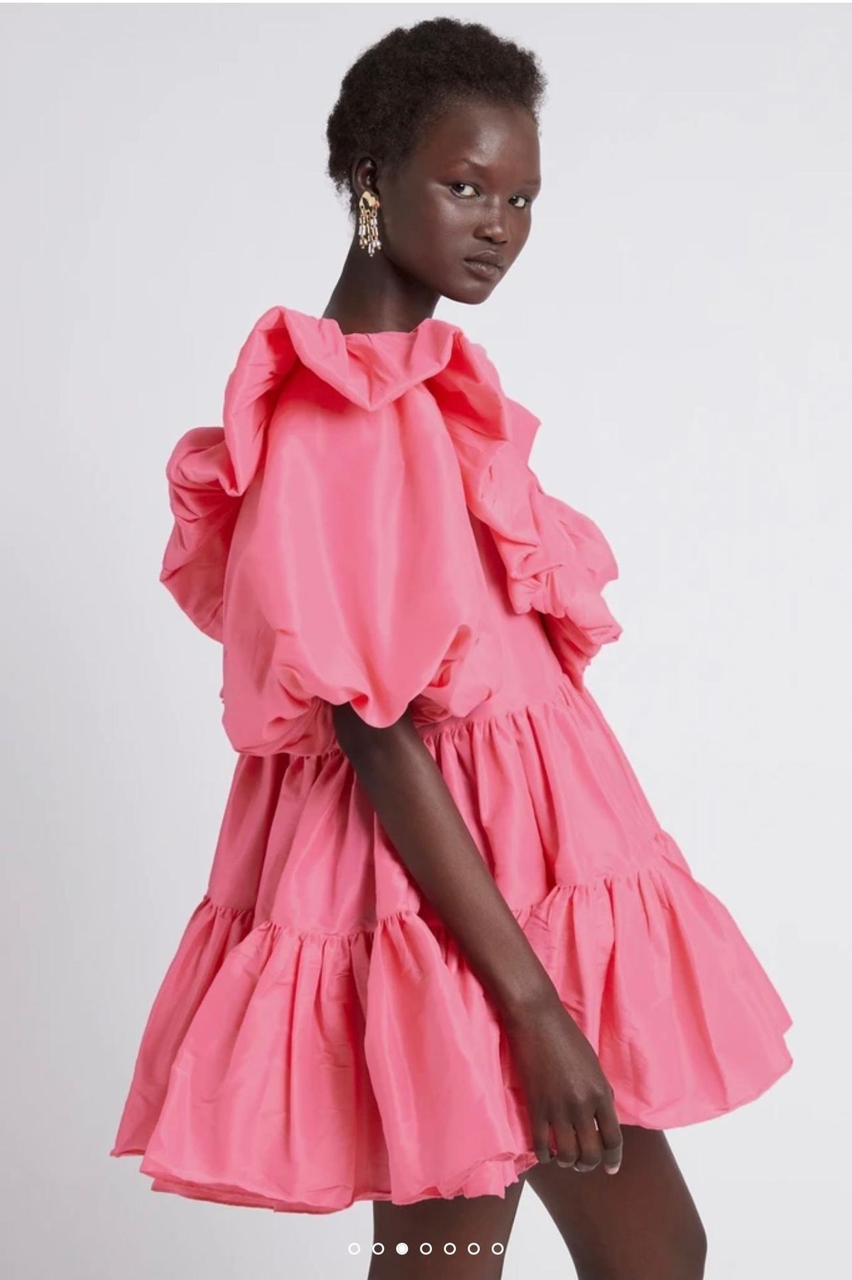 AJE - Solstice Ruffle Tiered Smock Dress - Image 6