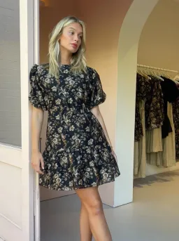 Sir The Label Amerie Open Back Mini Dress Amerie Print Size 0/AU 6 for rent on The Volte - image 2
