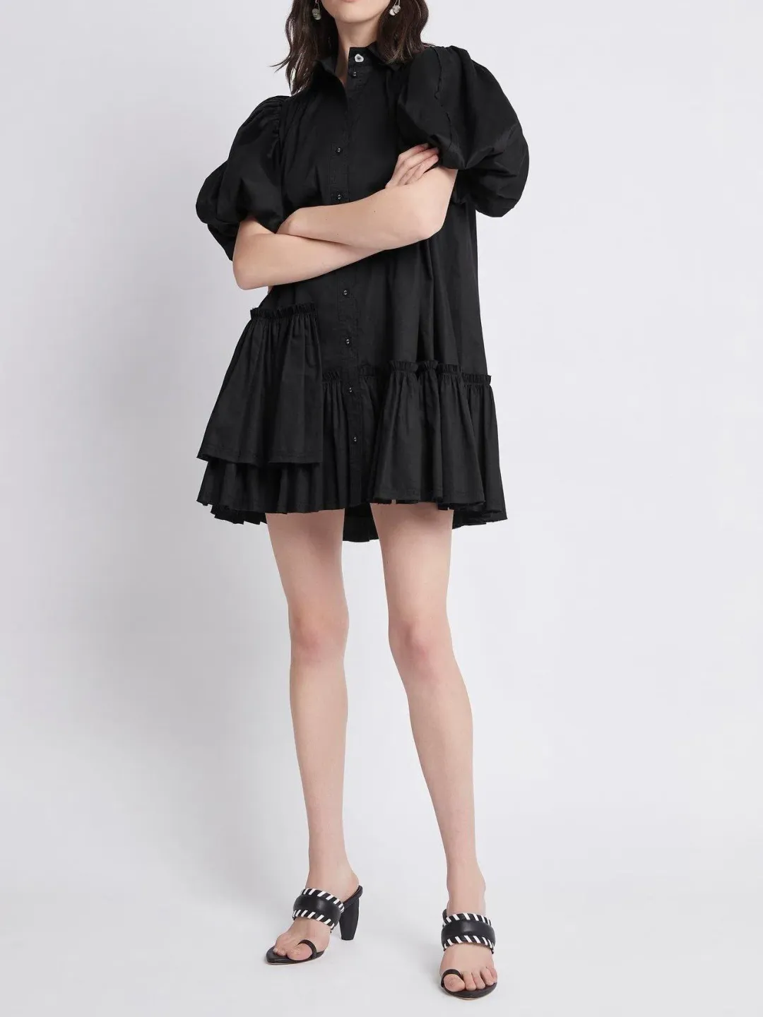 AJE Ambience Shirt Dress for rent on The Volte - main image