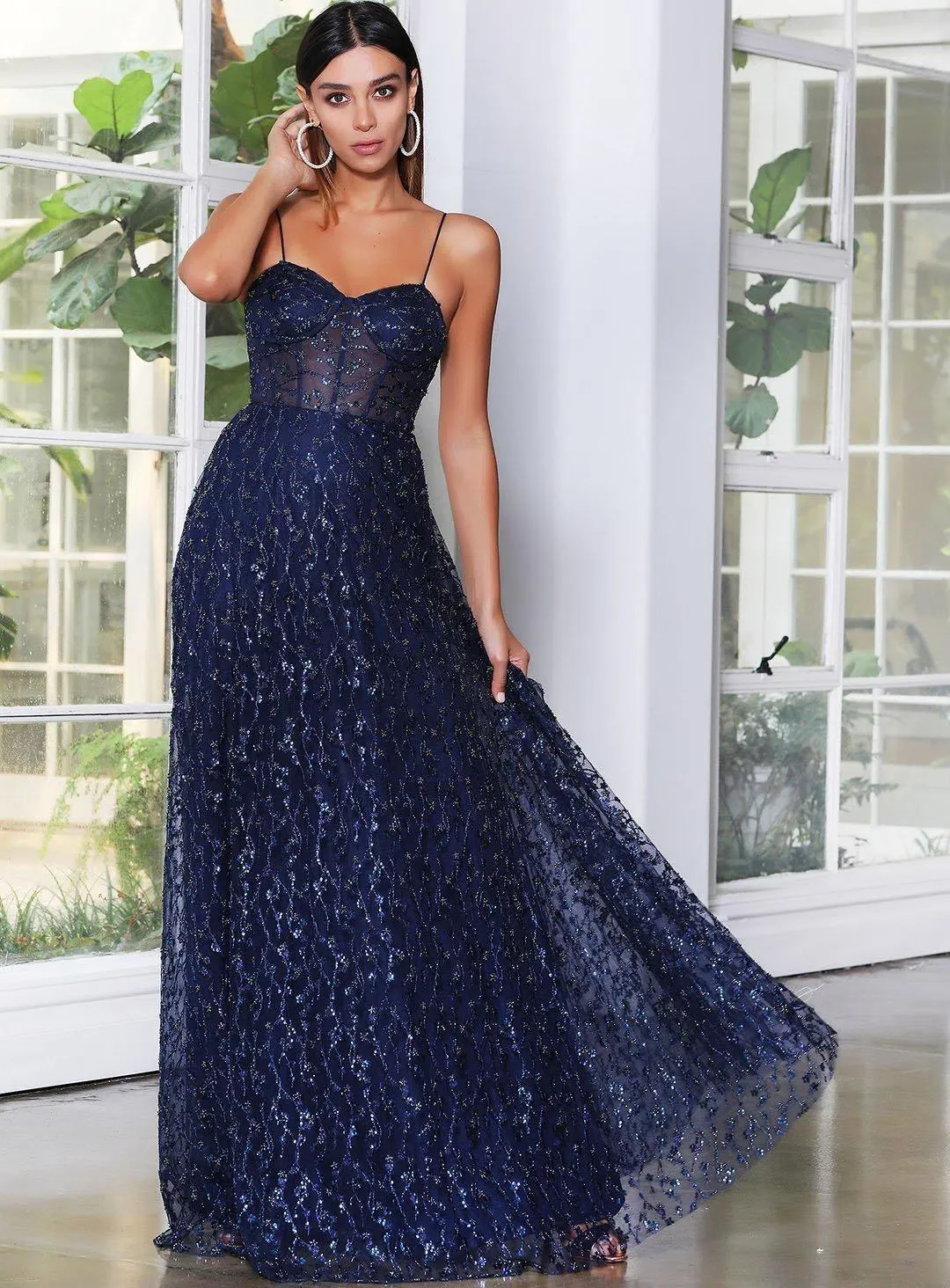J'adore Kristie Gown Blue Size 10 for rent on The Volte - main image