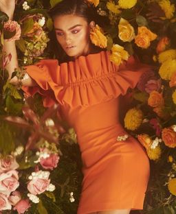 Mossman The Curious Mini Dress Orange Size 12 for rent on The Volte - image 4