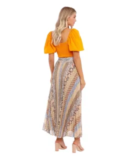 Zimmermann Sunray Skirt Tiled Stripe Size 2 / Au 12 for rent on The Volte - image 3