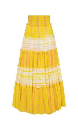 Aje Wilderness Tiered Cotton Maxi Skirt Size 8 for rent on The Volte - image 4