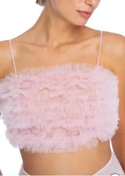 Dyspnea Riff Raff Crop Top Pink Size 6 for rent on The Volte - image 4