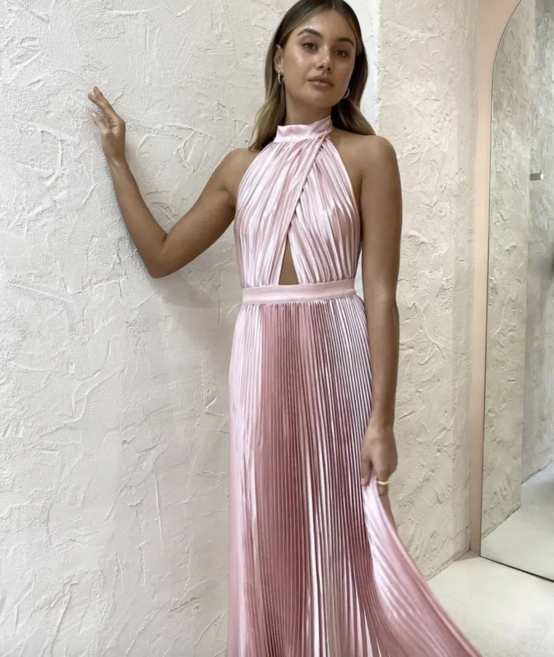 L'Idee Renaissance Gown Pink Size 8 for rent on The Volte - main image