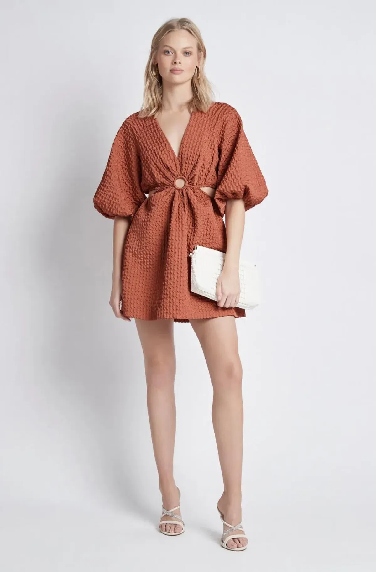 Sheike Womens Sadie Dress Rust Size 14 - Image 2