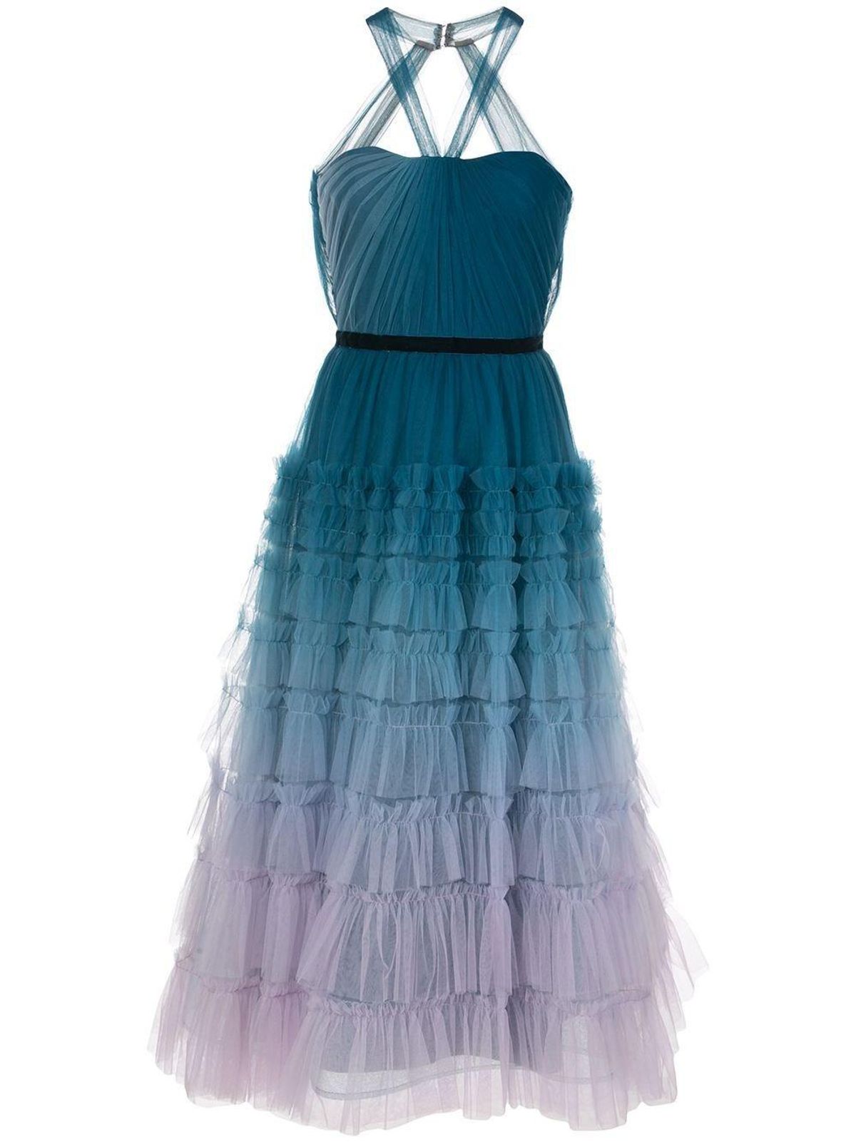 Marchesa Notte Ombre Tiered Gown Size 6-8 - Image 3