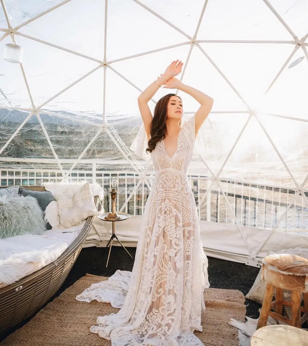 We Are Reclamation There's Only This Moment Gown - XS-XXXL (Aus 6-18) for rent on The Volte - main image