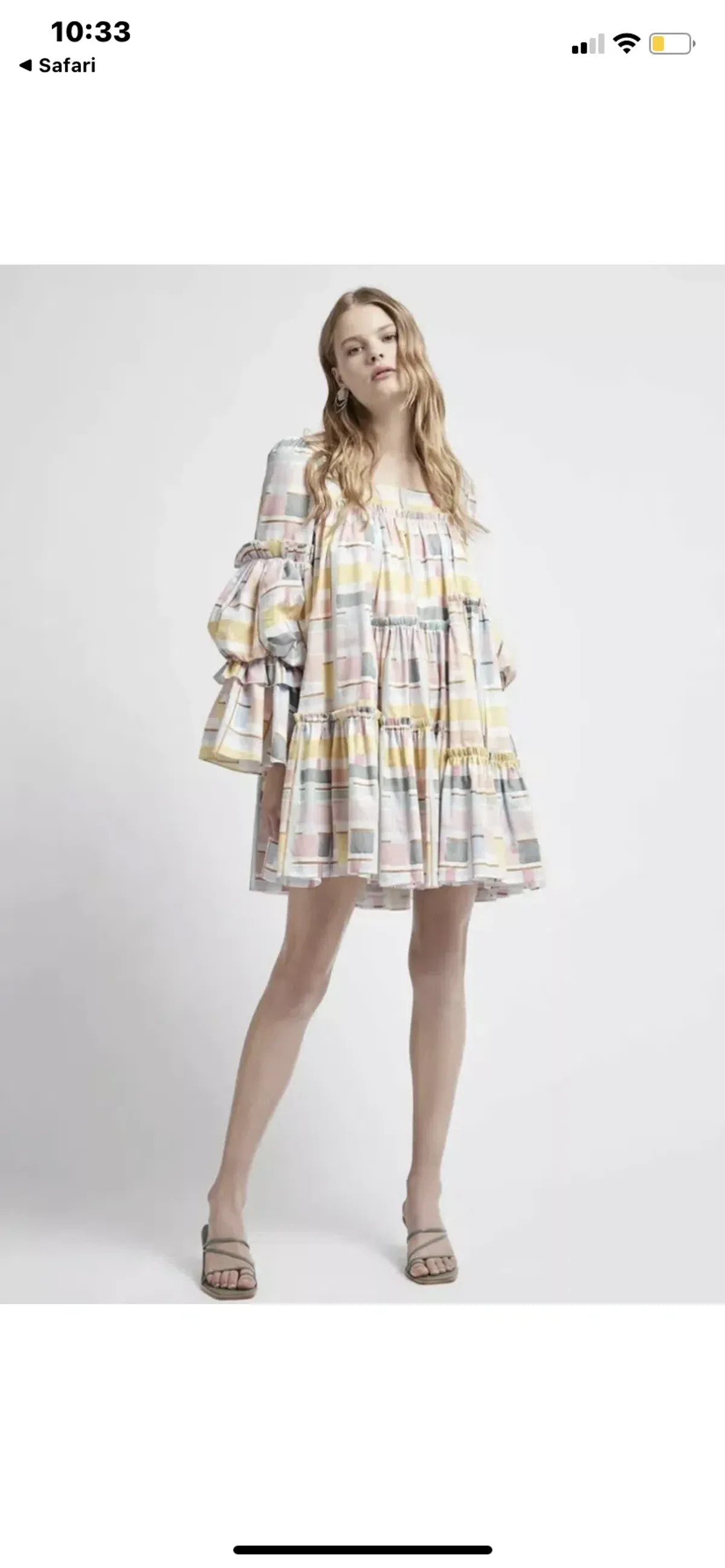 AJE Espirit Mini Dress Print Size 8 for rent on The Volte - main image
