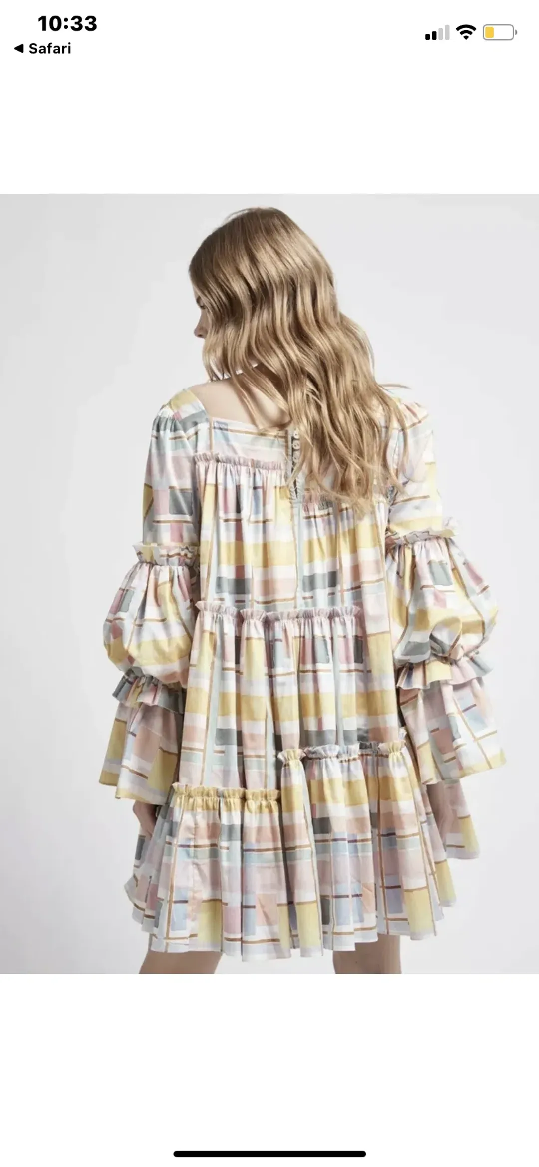 AJE Espirit Mini Dress Print Size 8 for rent on The Volte - main image