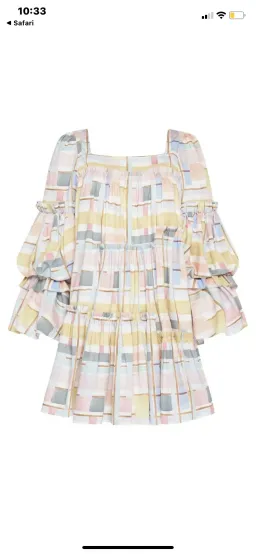 AJE Espirit Mini Dress Print Size 8 for rent on The Volte - image 4