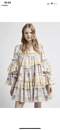 AJE Espirit Mini Dress Print Size 8 for rent on The Volte - image 3