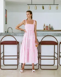 Steele Lyla Pink Dress size M for rent on The Volte - image 2