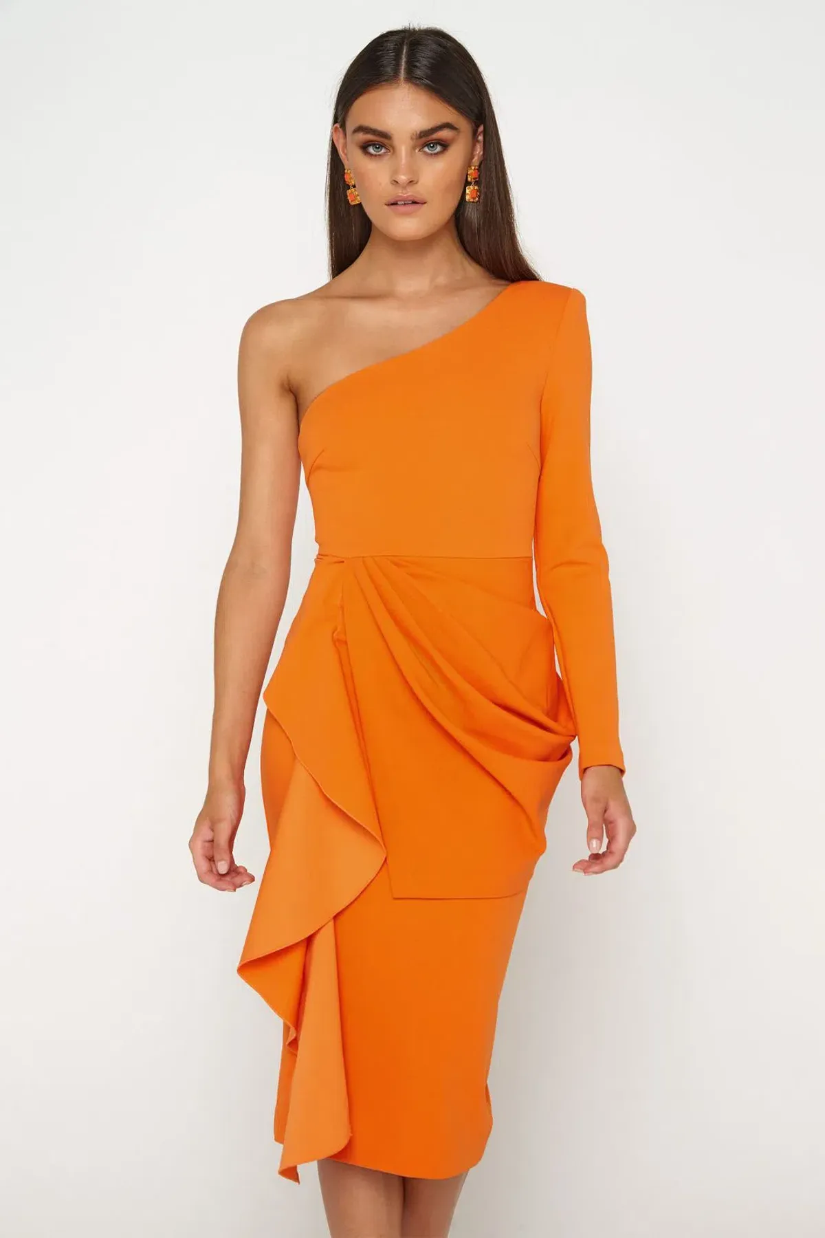Mossman Follow Me Dress Orange Size 8 - Image 2