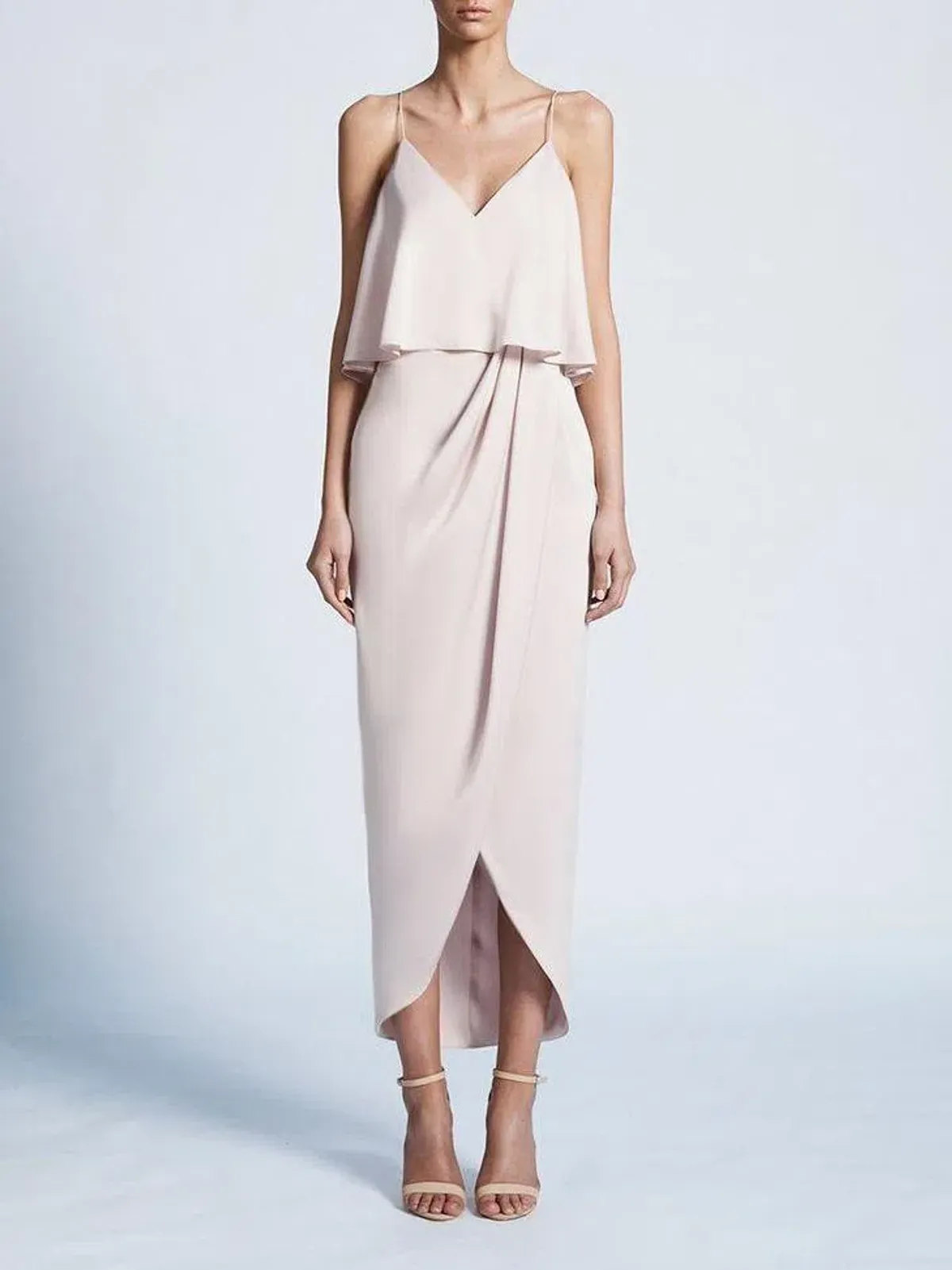 Shona Joy Luxe Cocktail Frill Dress - Image 1
