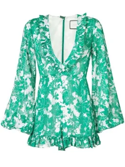 Alexis Green Cerca Dress* for rent on The Volte - image 4