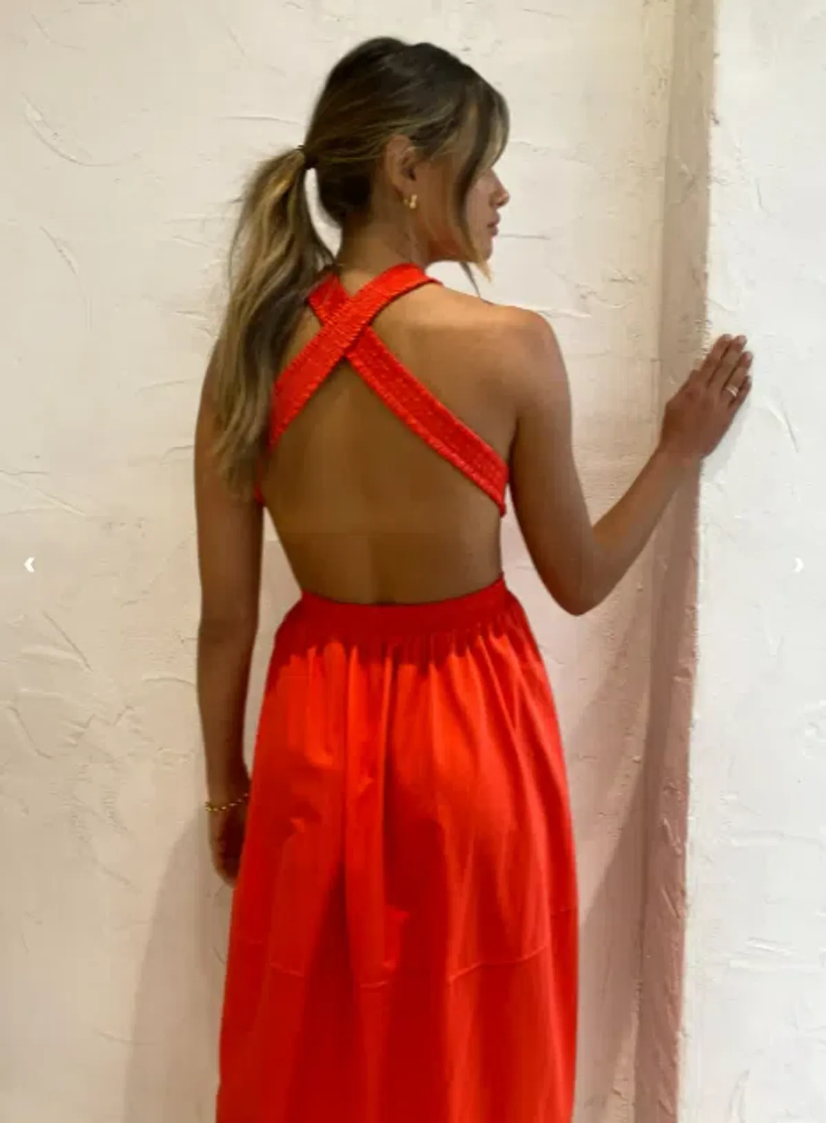 Camilla and Marc Pollina Sleeveless Midi Dress Red Size 8 - Image 4