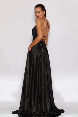 Jadore JX2106 Gown Black Size 6 for rent on The Volte - image 2