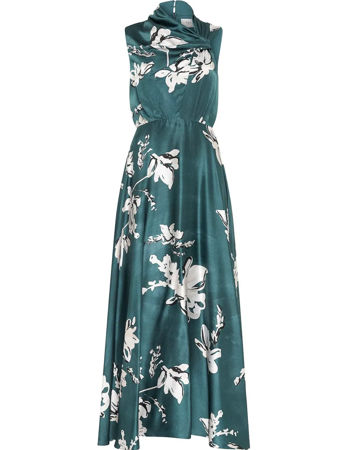 Aje Efflorescent Dress Green Print Size 8 - Image 4