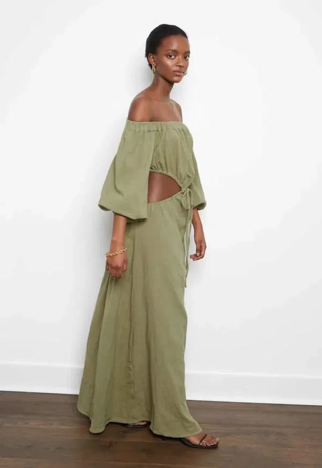 Avenue The Label Isadora Maxi Dress Green Size 10 / M for rent on The Volte - main image