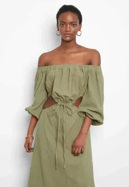 Avenue The Label Isadora Maxi Dress Green Size 10 / M for rent on The Volte - image 2