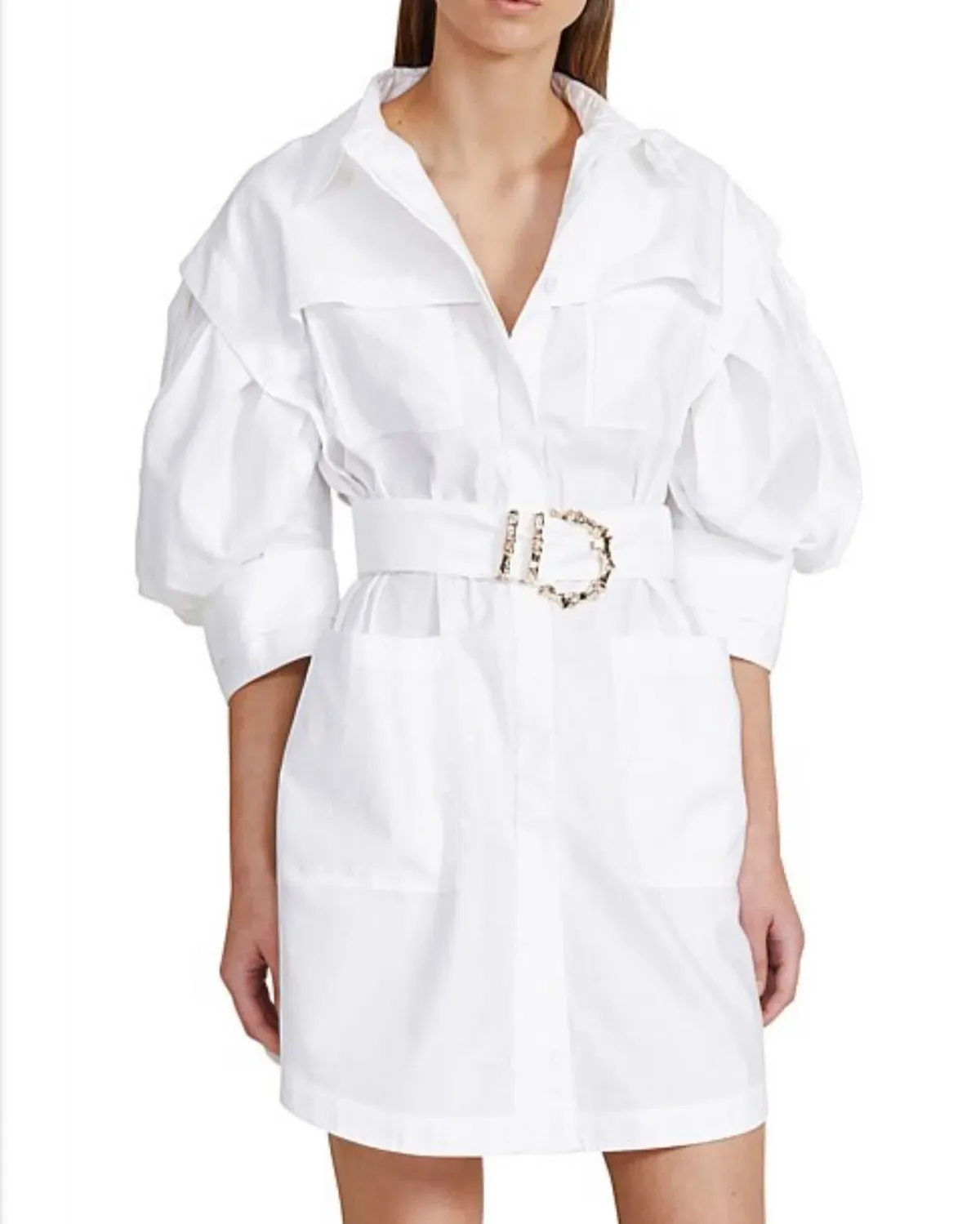 ACLER - Kindsway Dress (white). Size 12 for rent on The Volte - main image