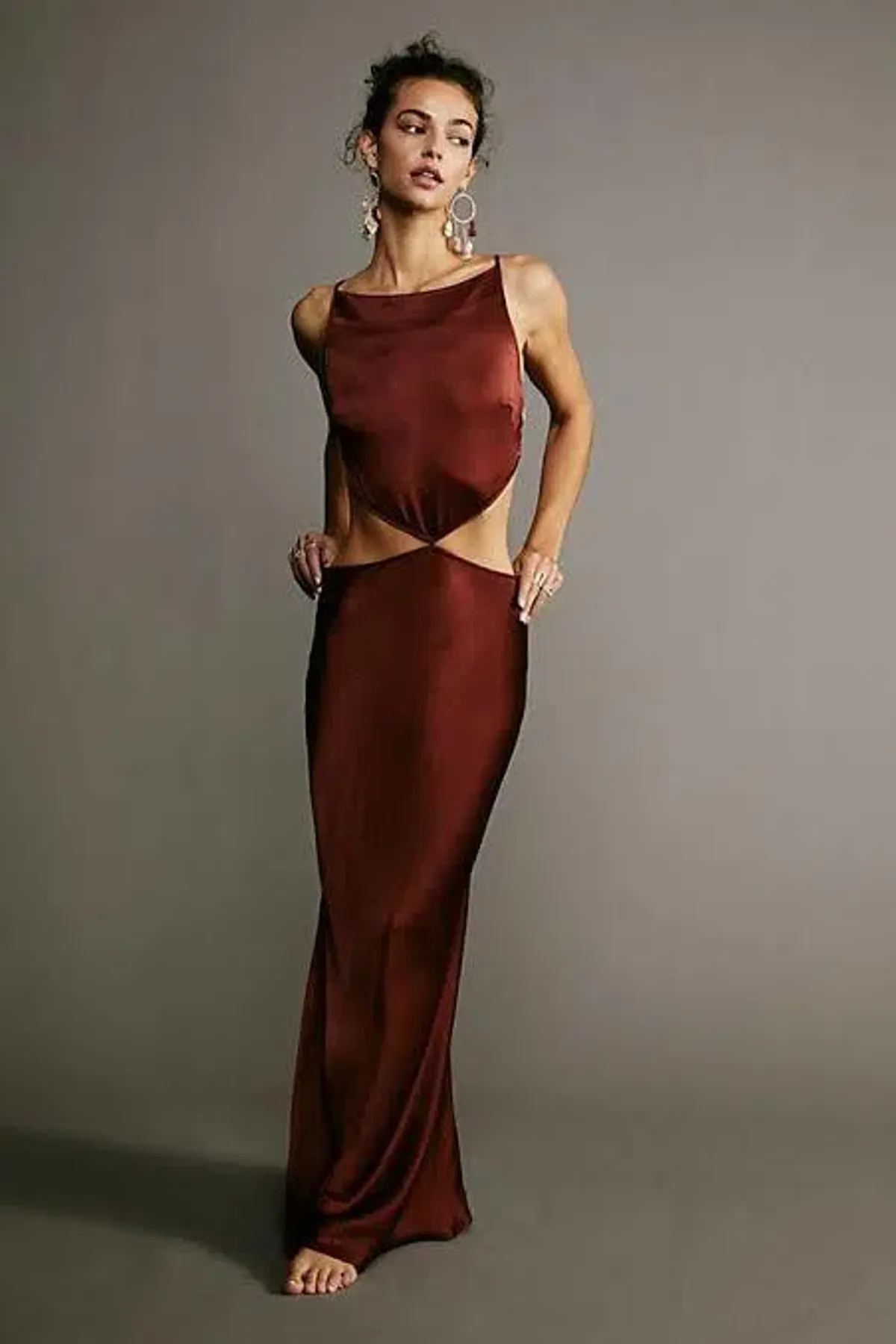 Bec & Bridge Midi Dress Red Size 8 - Image 2