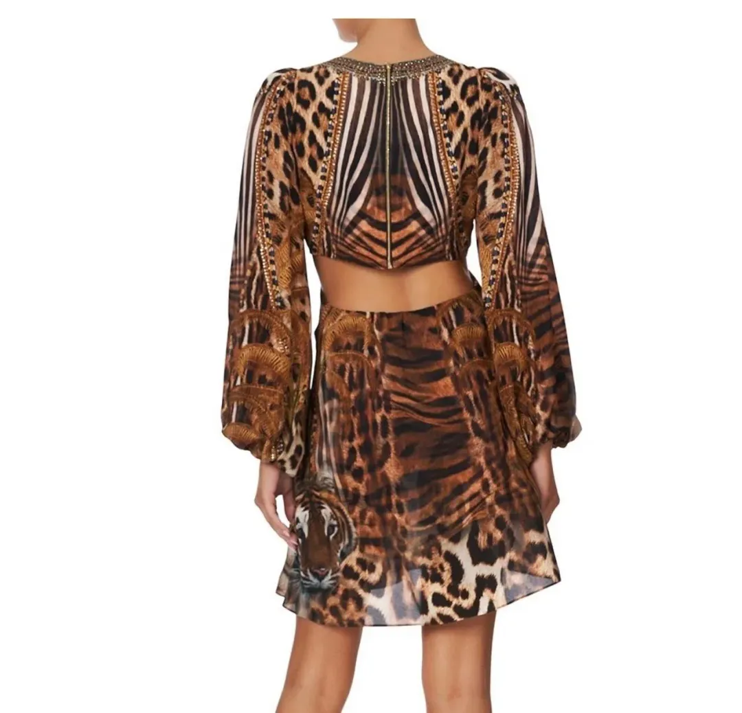 U RING CUT OUT SHORT DRESS BERKELEY ST AFTER DARK for rent on The Volte - main image