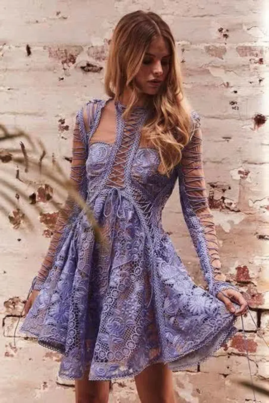 Bluebell Lace Dress for rent on The Volte - main image