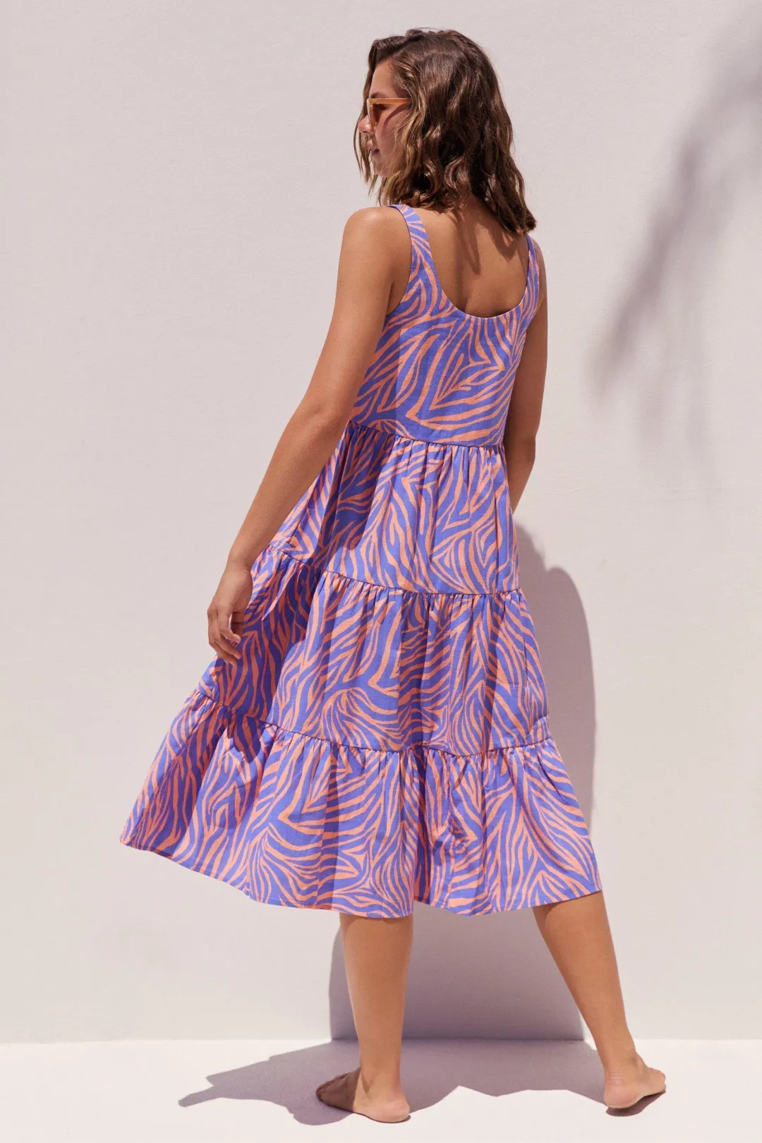 Mister Zimi Winifred Midi Dress In Mauritius Size 8 for rent on The Volte - main image