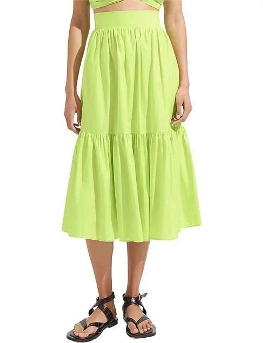 Steele - Green Fields Set (Austin Skirt & Cameron Bustier) for rent on The Volte - main image