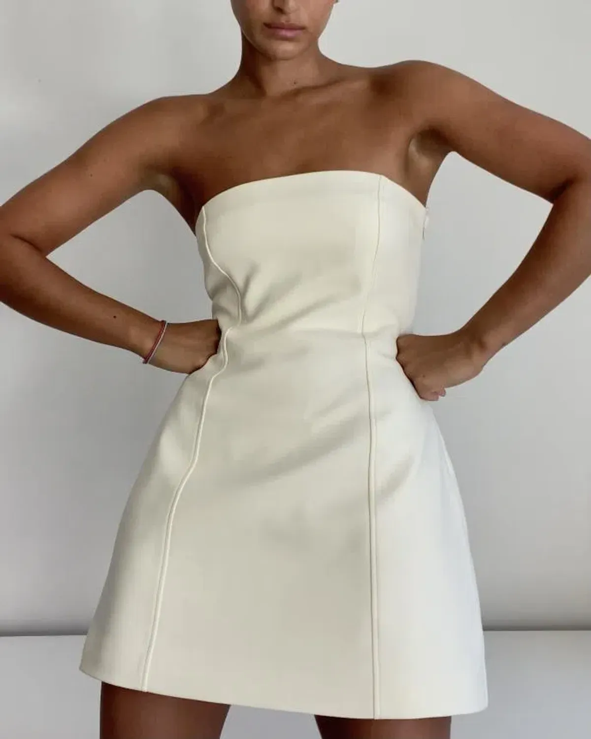 SIR. The Label - Macro Strapless Mini Dress Size 6 - Image 8