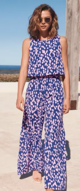 Mr Zimi Charlie jumpsuit size 8 Azure for rent on The Volte - image 1