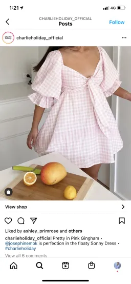 Charlie holiday dress for rent on The Volte - image 3